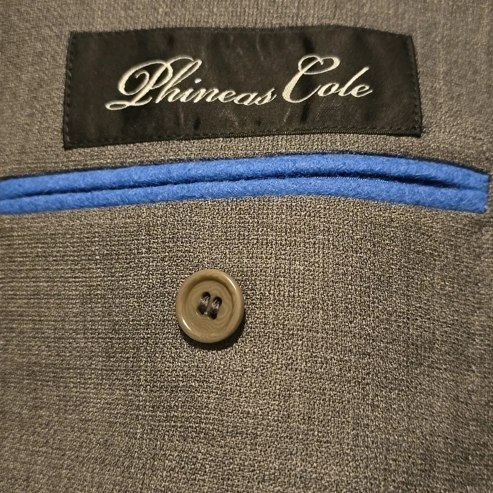 Phineas Cole Solid Wool Jacket, Size 40/Tall - Picture 13 of 16